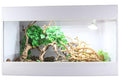 Lucky Reptile Iso Tarrium Basic 120 x 60 x 80 cm   Terrarium en Plastique pour Reptiles   Blanc   Moderne   Intérieur