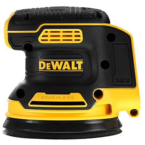 DEWALT   Ponceuse excentrique sans fil 125 mm   18 V   inclus ‎un sac à poussières textile   DCW210N :Bricolage