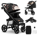 LIONELO Annet Plus poussette bebe à 22 kg, auvent avec fenêtre, roues EVA, chancelière moustiquaire porte gobelet, réglage du dossier jusqu’à la position couchée (Lovin, PLUS) :Bébé et Puériculture