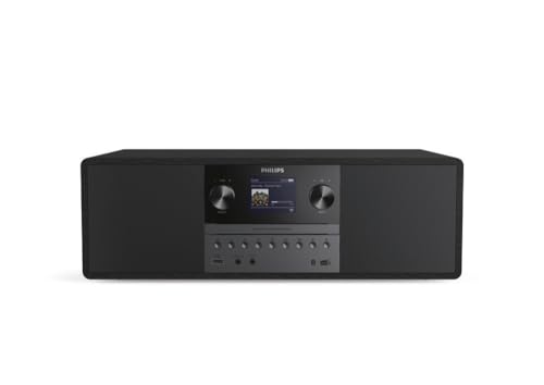 Philips Micro Système Musical TAM6805, 50W Tout en Un avec Radio Internet, Bluetooth, Spotify Connect, USB, Lecteur CD, Dab , FM, Haut parleurs Bass Reflex – Système Audio Compact pour Maison et Bure :High Tech