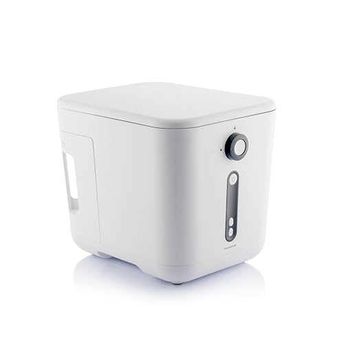 InnovaGoods® Composteur électrique de cuisine de 3L, composteur idéal pour le recyclage des déchets organiques, poubelle autonettoyante sans odeur, composteur électrique avec revêtement anti adhérent.