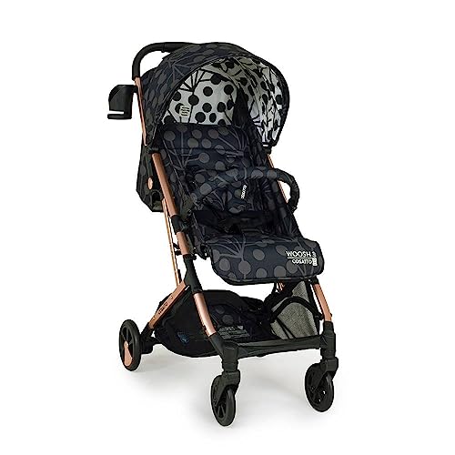 Cosatto Woosh Poussette 3 – Poussette légère de la naissance à 25 kg – Pliage facile à une main, compacte, poignée télescopique, panier de courses extra large, porte gobelet, barre de pare chocs et :Bébé et Puériculture
