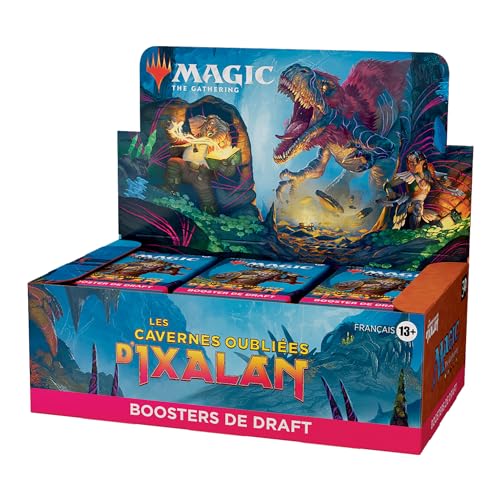 Boîte de boosters de draft Magic: The Gathering Les cavernes oubliées d'Ixalan (version française) :Jeux et Jouets