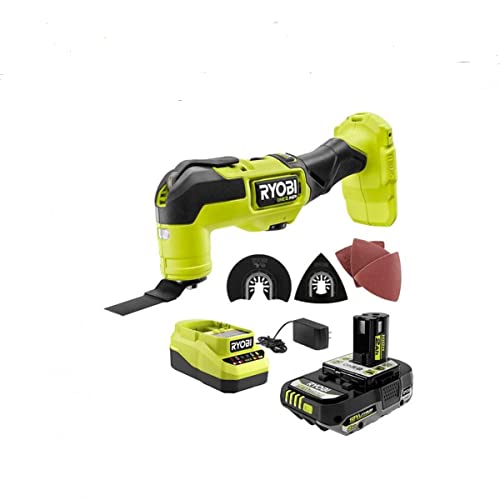 RYOBI ONE  HP Kit d'outils multifonctions sans fil sans balais 18 V avec batterie haute performance 2,0 Ah et chargeur