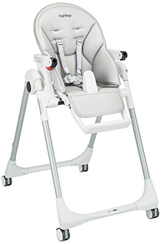 Peg Perego Prima Pappa Follow Me, Chaise Haute, Gris (ice) :Bébé et Puériculture