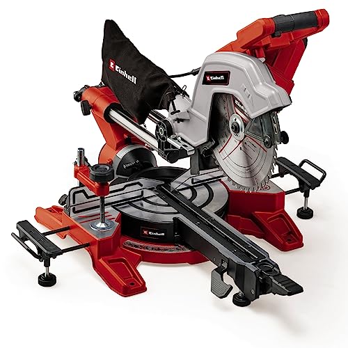 Einhell Scie à onglet radiale TE SM 10 L Dual (2 100 W, lame de 254 mm, largeur de coupe 305 mm, profondeur de coupe 85 mm)