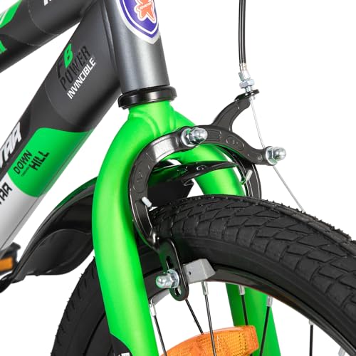 JOYSTAR Berry   vélo 20 Pouces pour Enfants de 7 à 11 Ans, vélo pour Enfants avec stabilisateurs, Vert :Sports et Loisirs