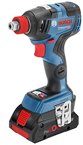 Bosch Professional 18V System boulonneuse sans fil GDX 18V–200 C (couple maxi : 200 Nm, avec 2 batteries 5,0 Ah, dans une L BOXX)