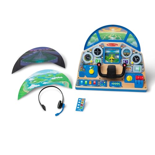 Melissa &amp; Doug  Jet Pilot Interactive Dashboard Paw Patrol Tableau de Bord Jouet, 32300, Multicolore, Kids :Jeux et Jouets