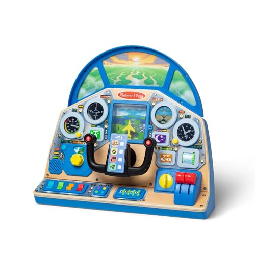 Melissa &amp; Doug  Jet Pilot Interactive Dashboard Paw Patrol Tableau de Bord Jouet, 32300, Multicolore, Kids :Jeux et Jouets