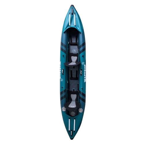 Kayak Gonflable Wattsup COD 2 Places   410x85 cm (13'4" x 33")   PVC laminé   Dropstitch   Pack Complet   Max 220 kg Loisirs