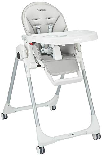 Peg Perego Prima Pappa Follow Me, Chaise Haute, Gris (ice) :Bébé et Puériculture