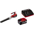Einhell Professional Souffleur de feuilles sans fil GE LB 18/200 Li E Solo Power X Change (18 V, Brushless, variateur de vitesse, technologie de soufflerie axiale) avec Chargeur et Batterie 5,2Ah