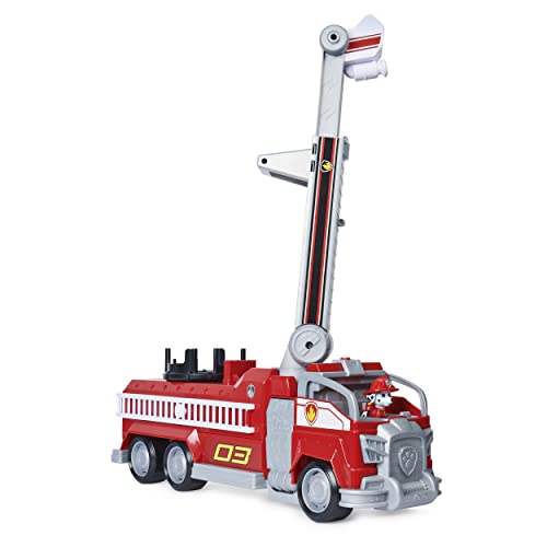 PAT PATROUILLE LE FILM   CAMION DE POMPIERS TRANSFORMABLE MARCUS   Camion Géant Interactif Pat Patrouille   Véhicule avec Transformation Et Figurine Chiot Marcus   6060444   Jouet Enfant 3 ans et   :Jeux et Jouets