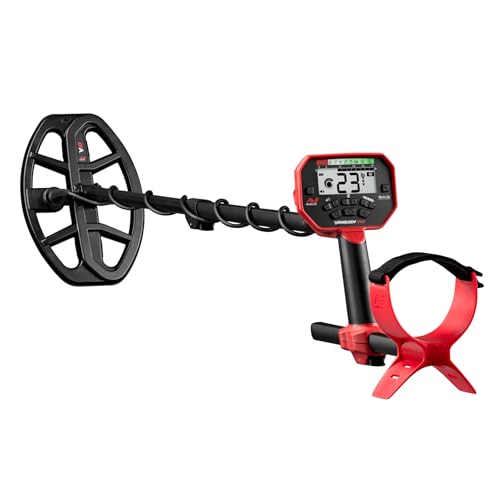 Minelab Vanquish 440 Détecteur de métaux Multi fréquences pour Adultes avec Bobine étanche V10 10 ""x7 Double D (4 Modes de détection, Casque d'écoute Filaire et Housse de Pluie Inclus)