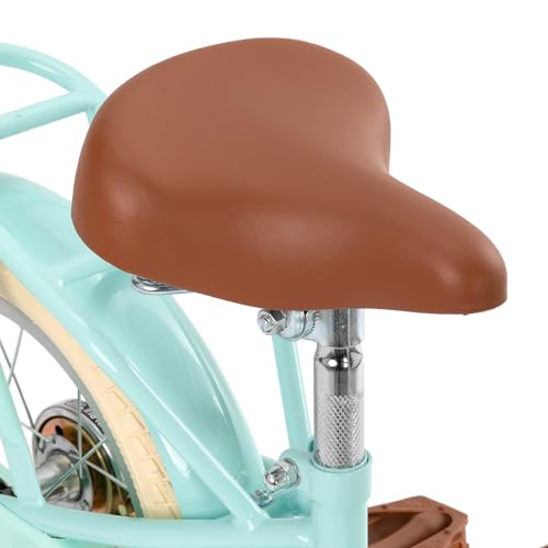 STITCH MANCHI Vélo pour Enfants de 12 Pouces avec Panier et stabilisateur, vélo pour Filles de 2 à 4 Ans, Vert… :Sports et Loisirs