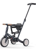 newyoo Tricycle bébé évolutif, Draisienne Évolutif pour Les Tout Petits, Trike Bebe, Velo pour Enfant âgés de 1 à 3 Ans avec Removable Garde De Sécurité, Gris foncé :Jeux et Jouets