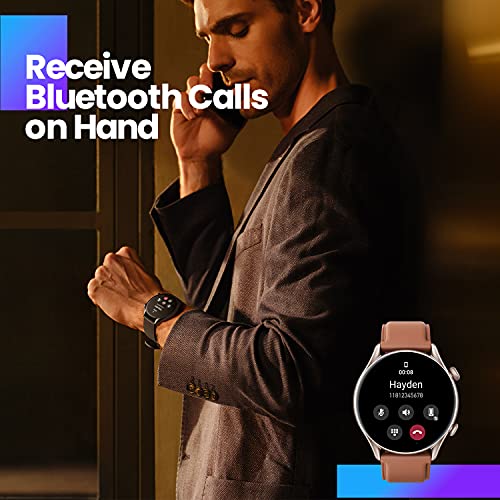 Amazfit GTR 3 Pro, 46 mm, Montre Connectée Homme, GPS, SpO2/Cardiofréquencemètre/Moniteur de Sommeil, 150  Modes Sportifs, Appels Bluetooth, Alexa, AMOLED Smartwatch Sport(Brun) :High Tech