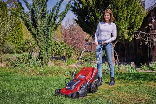 Einhell Tondeuse à gazon électrique GC EM 1600/37 (1 600 W largeur de coupe 37 cm, hauteur de coupe réglable à 5 niveaux,bac collecteur 38L)
