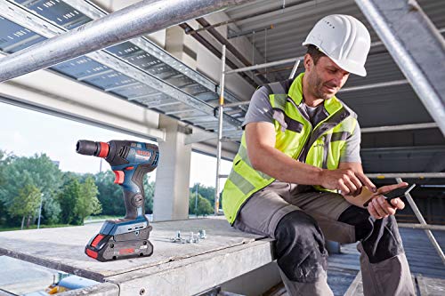 Bosch Professional 18V System boulonneuse sans fil GDX 18V–200 C (couple maxi : 200 Nm, avec 2 batteries 5,0 Ah, dans une L BOXX)