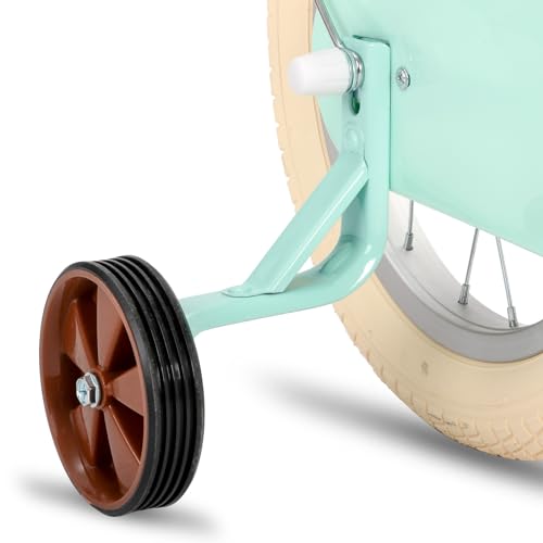 STITCH MANCHI Vélo pour Enfants de 12 Pouces avec Panier et stabilisateur, vélo pour Filles de 2 à 4 Ans, Vert… :Sports et Loisirs