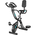 Profun Vélo d'appartement pliable   Vélo de fitness   10 niveaux de résistance réglable avec planche d'exercice Twister   Vélo stationnaire avec connecteur APP   Noir :Sports et Loisirs