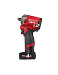 Milwaukee Boulonneuse à Choc carré 1/2 Fuel 12V 2/4Ah M12 FIWF12 422X MILWAUKEE 4933464616