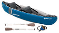 Sevylor Kayak Gonflable Adventure Kit, Canoë Canadien 2 Personnes, Kayak de Mer, 314 x 88 cm, incl. Pagaie et Pompe à Pied Loisirs