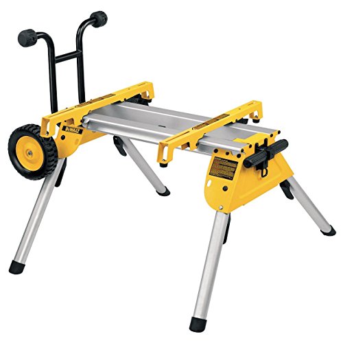 DEWALT   Piètement Roulant pour Scies à Table   DE7400 XJ   Support Stationnaire Léger et Facilement Transportable en Aluminium   83x91cm   Poids 15,5kg   Charge d’Utilisation Maximum 68kg :Bricolage